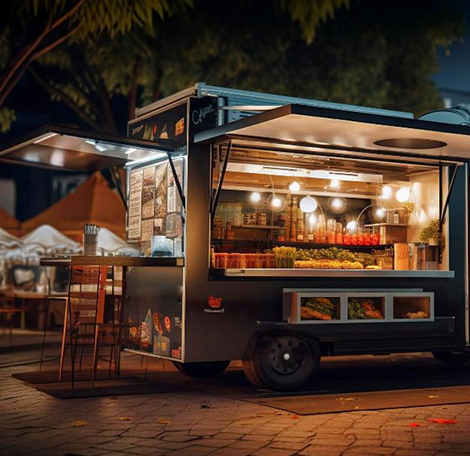 Chinese food cart